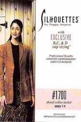 1700 SAGERS SILHOUETTES SHAWL COLLAR JACKET PATTERN 1-4